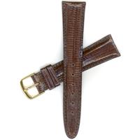 Authentic Seiko 20mm Brown Genuine Teju Lizard watch band