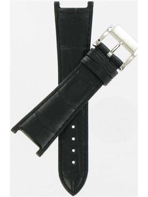STRAP TAMBOUR ALLIGATOR CHARBON L/L - Watches - Traditional
