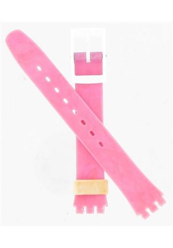 12 mm Pink Genuine Leather Strap for Women