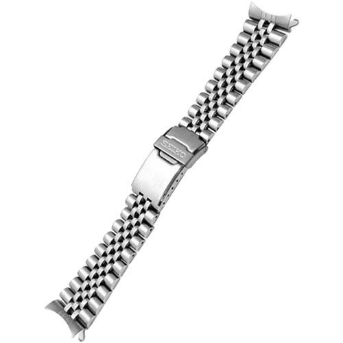 Seiko 44G1ZZ 7S26-0029 Men's 44G1ZZ 22mm Silver Tone Stainless Steel Metal  watchband 