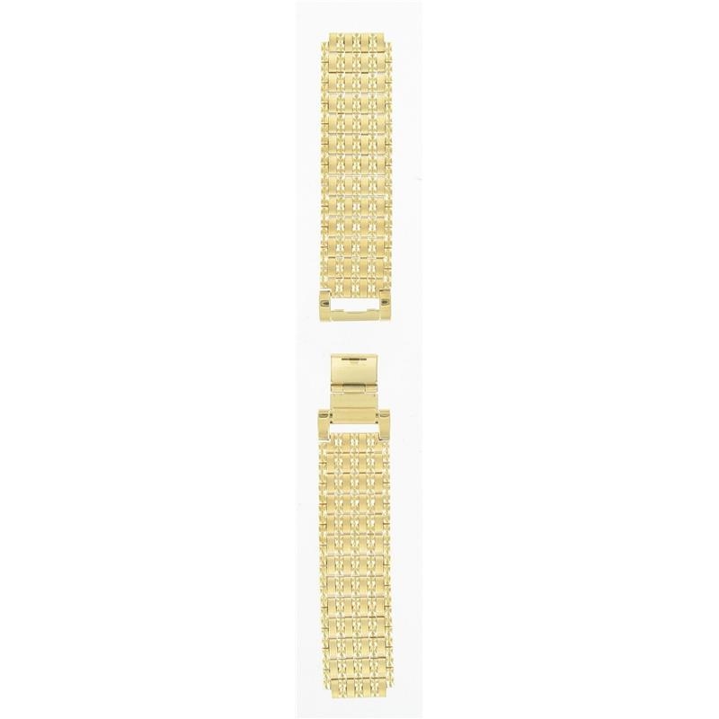 Seiko 4025YG 7N01-5C39 Stainless Steel Metal 22mm Gold Tone watchband -  