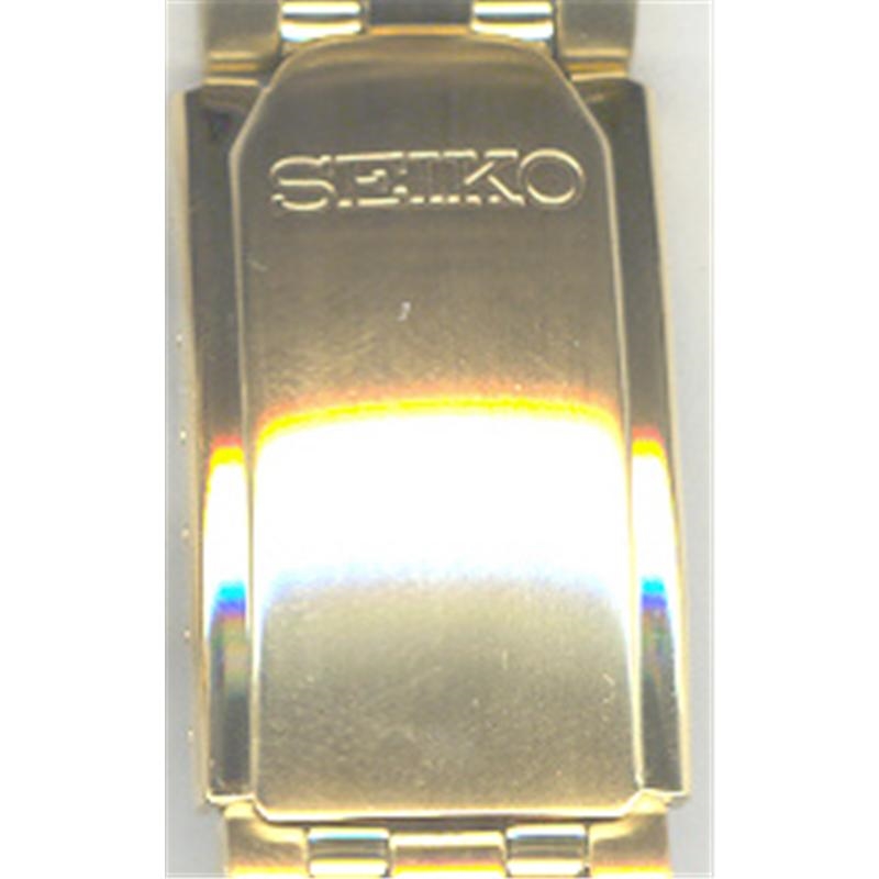Seiko 44T0YB 7N43-9048 44T0YB 18mm Gold Tone Stainless Steel Metal  watchband 