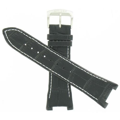 Citizen 59-S52039 S066336 26mm Black Leather Strap watchband ...