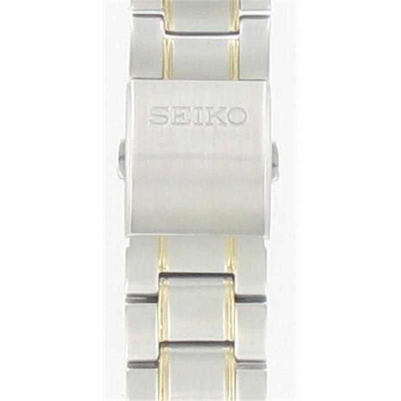 Seiko 3337XG 5M43-0A89 3337XG 20mm Gold/Silver Two Tone Stainless Steel ...