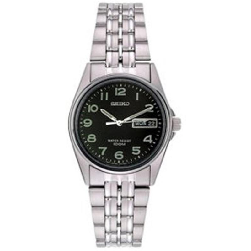Seiko 44Y4ZB/44K6ZG 7N43-T010 44Y4ZB 21mm Silver Tone Stainless Steel Metal  watchband 