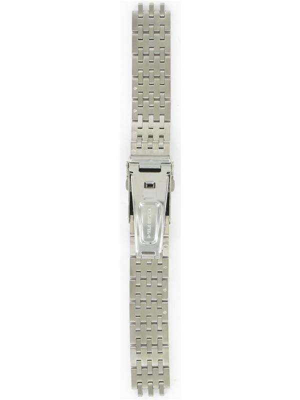 Seiko 4697ZM 7N42-6139 Men's Size 18mm Silver Tone Stainless Steel Metal  watchband 