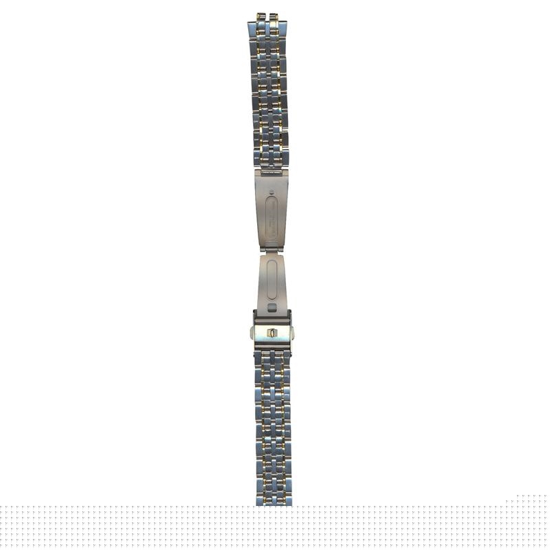 Seiko 43J9XG 5M42-0C69 Genuine Seiko Watchband 18mm 43J9XG Kinetic-Titanium  & Gold Tone-SKH202 watchband 