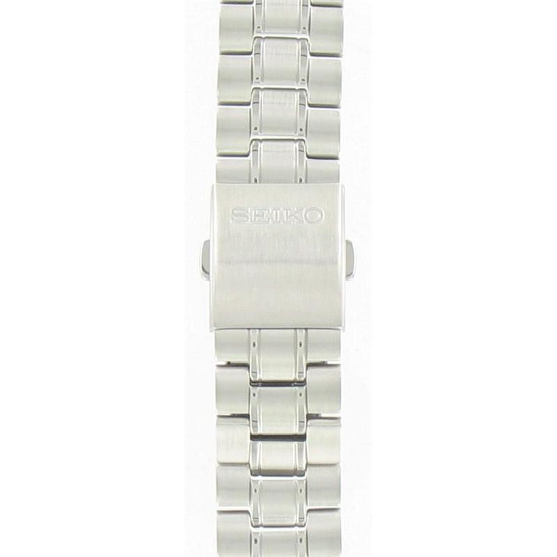 Seiko 4A261JM 7N43-0BF0 4A261JM 21mm Stainless Steel Metal Silver Tone  watchband # 