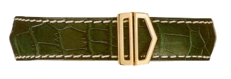 Genuine Authorized Dealer  Tag Heuer,watch bands,watch straps,leather watch bands,metal watchbands ,,FC6088,6000 Series-Ladies', Ocean Green, Crocodile Strap, Regular 14mm (Ladies') BUCKLE SOLD SEPARATE watch band
