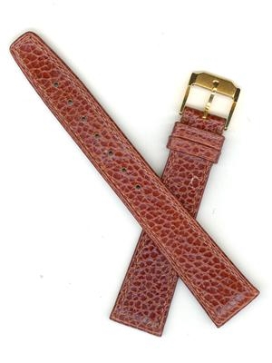 Genuine Authorized Dealer  Movado,watch bands,watch straps,leather watch bands,metal watchbands ,,56930-1126,Gold Tone Buckle 17mm-Genuine Leather-Brown-Regular watch band
