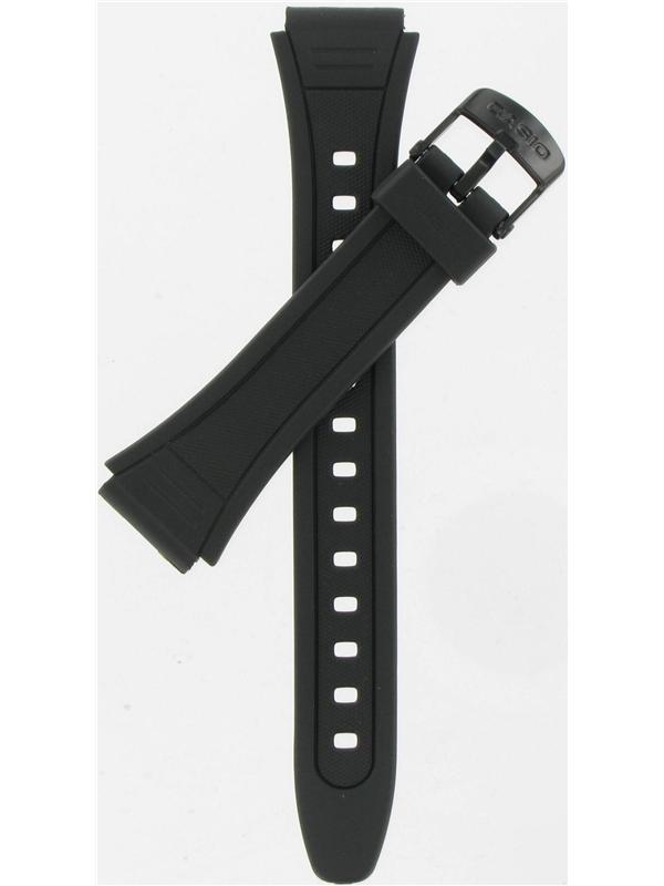 casio black resin strap