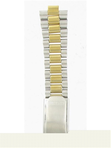 Seiko 4334LB 7N43-8A49 President's Rolex Style 20mm Gold/Silver Two Tone  Metal watchband 