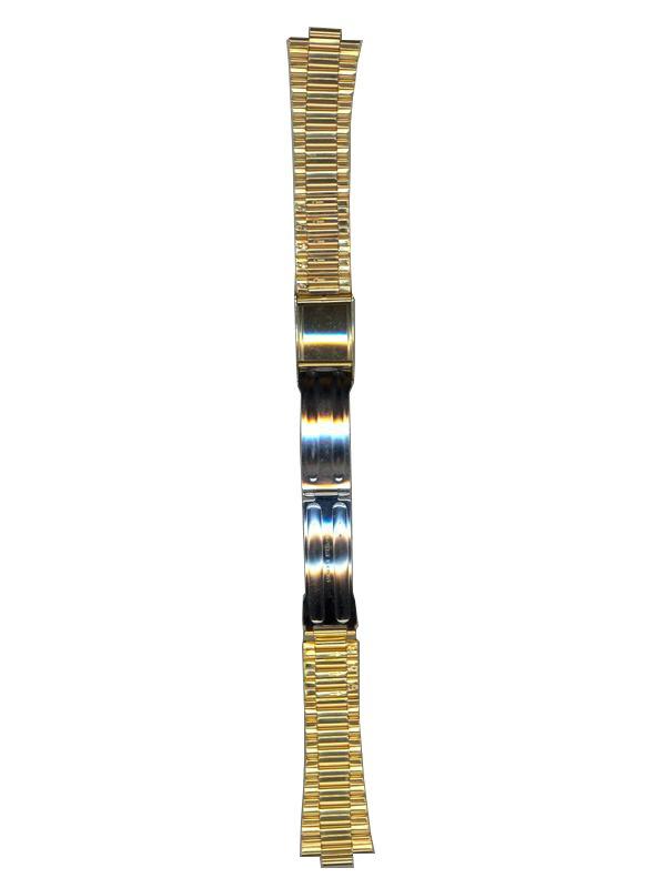   19mm gold tone stainless steel metal regular length same band as for