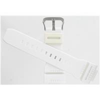 Authentic Casio 13mm White Rubber PVC watch band