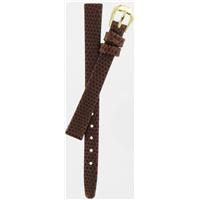 Authentic Kreisler 10mm, Regular, Black, Padded Calf  watch band