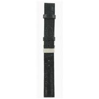 Authentic Swiss Army Brand 16mm-Alligator/Croco Grain-Black watch band