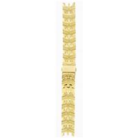 Authentic Seiko 17mm Gold Tone Stainless Steel Metal watch band