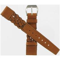 Authentic Swiss Army Brand 17mm Brown Braided Strap-Small watch band