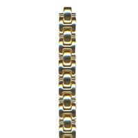 Authentic Seiko Stailess Steel-Gold Tone watch band