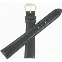 Authentic Kreisler 17mm BLACK BURNISHED LEATHER watch band