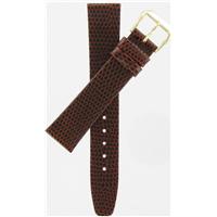 Authentic Kreisler 18mm BROWN LIZARD GRAIN REG watch band