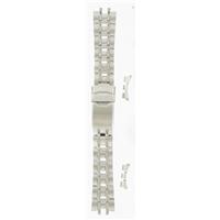 Authentic Seiko 18mm Stainless Steel Metal Silver Tone watch band