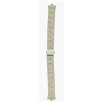 Authentic Seiko 14mm Gold/Silver Two Tone Metal watch band