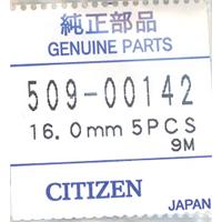Authentic Citizen 16mm Pin Band To Case 509-00142 watch band