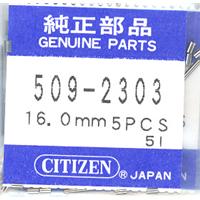 Authentic Citizen 16mm Pipes/Pins watch band