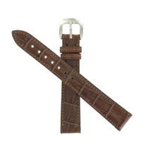 Authentic Coach 14/12mm Genuine Leather-Brown watch band