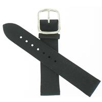 Authentic Coach 18/17mm Black Fabric Strap watch band