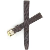 Authentic Movado 12mm-Genuine Lizard-Brown-Regular watch band