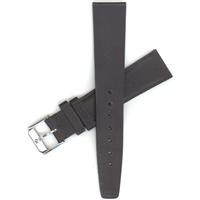 Authentic Movado 19/16mm-Glove Leather-Black-Regular watch band