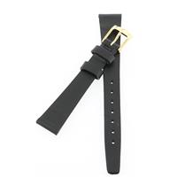 Authentic Movado 14mm-Glove Leather-Black-Regular watch band
