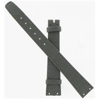 Authentic Movado 13mm Genuine Leather-Grey-Regular watch band