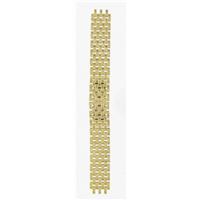 Authentic Esq 13mm Gold Tone S/S Metal watch band