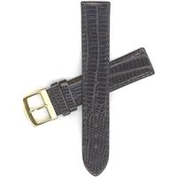 Authentic Citizen 19mm Black Lizard Grain-59-E1016 watch band