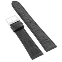 Authentic Citizen 19mm Black Alligator Grain Strap watch band