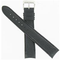 Authentic Citizen 20mm Black Long Sharkskin watch band