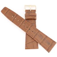 Authentic Citizen Brown Leather Croco Grain Strap watch band