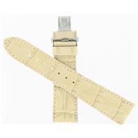 Authentic Citizen 21mm Cream Leather Band watch band