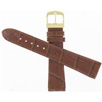 Authentic Citizen 19mm Brown Croco Grain watch band