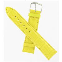 Authentic Morellato 18mm Yellow Padded Calfskin watch band