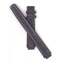 Authentic Movado 14/12mm-Genuine Calfskin-Black-Regular watch band