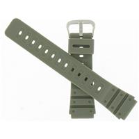 Authentic Casio 20mm/24mm Green Rubber PVC watch band