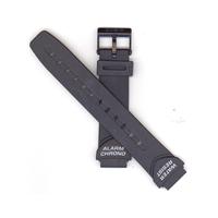 Authentic Casio 16mm Black Resin watch band
