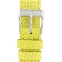 Authentic Gucci 14mm-Lizard Grain-Lemon watch band