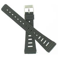 Authentic Speidel 19mm Black Resin - 761 watch band