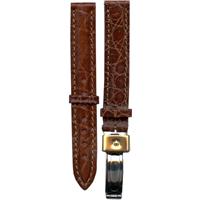 Authentic Wenger 14mm-Leather-Brown watch band