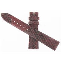 Authentic Wenger 16mm Red Leather watch band